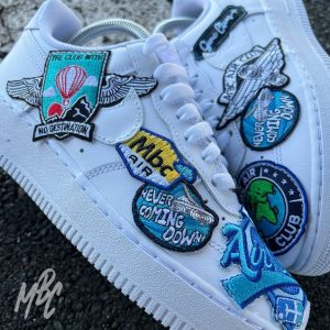 custom shoe patches on sneakers